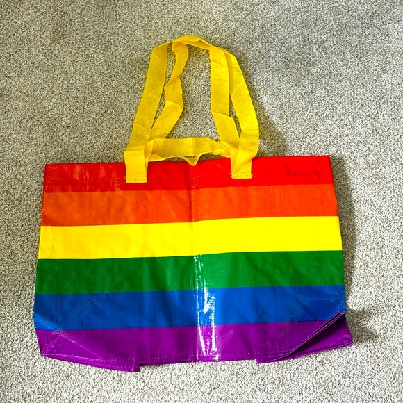 NWT IKEA Rainbow 🌈 tote bag - Picture 2 of 8